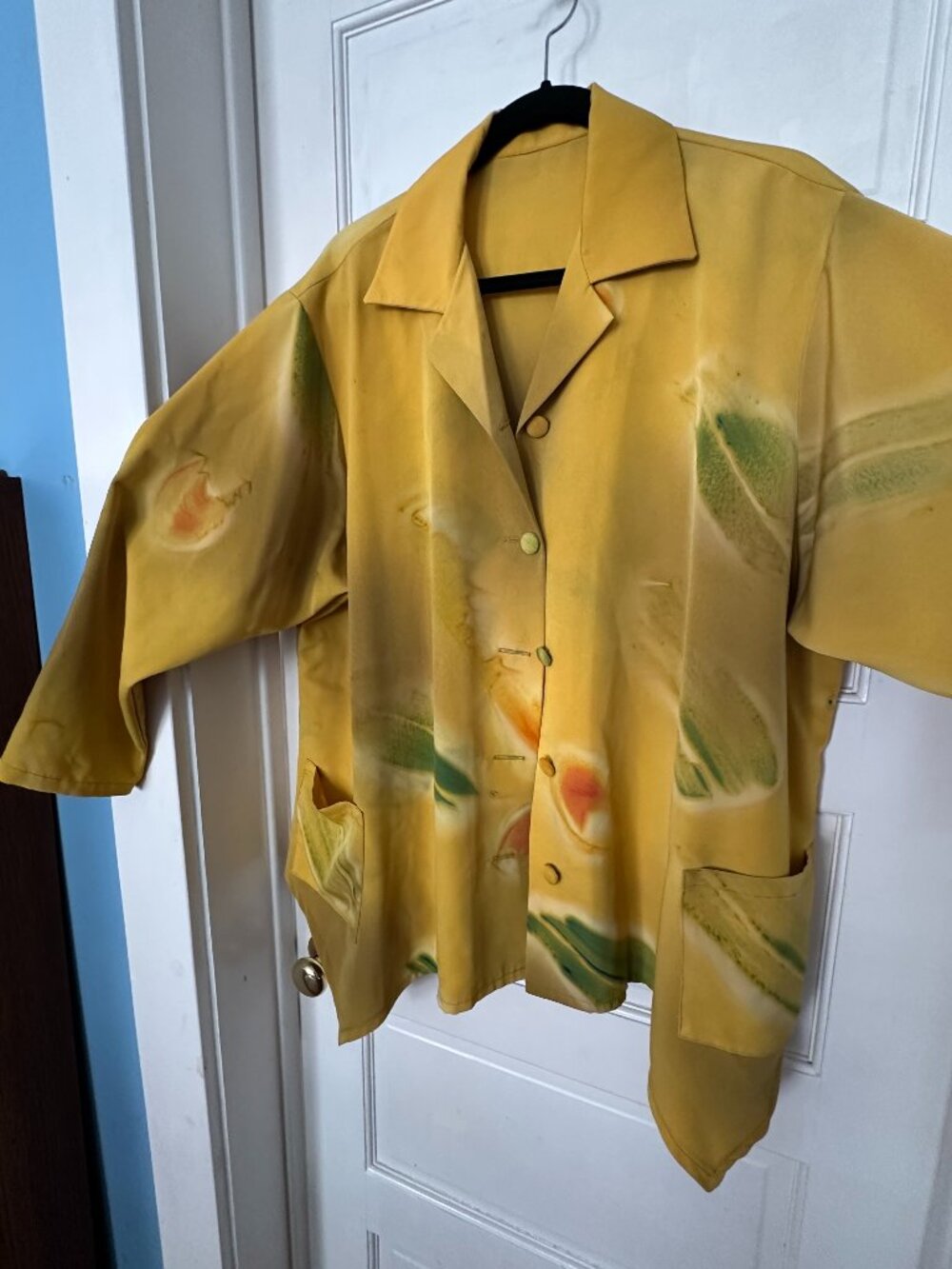 Dijon Mustard Printed Jacket XL